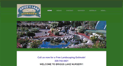 Desktop Screenshot of briggslakenursery.com